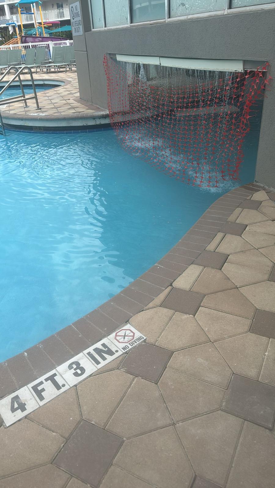 Commercial pool deck pavers